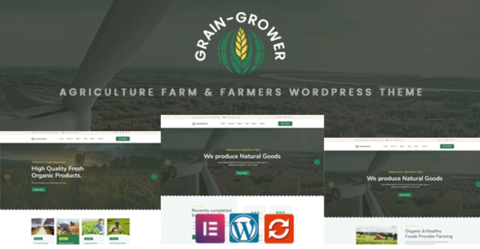 Graingrower – 农场种植有机食品网站WordPress模板 – v1.0.3