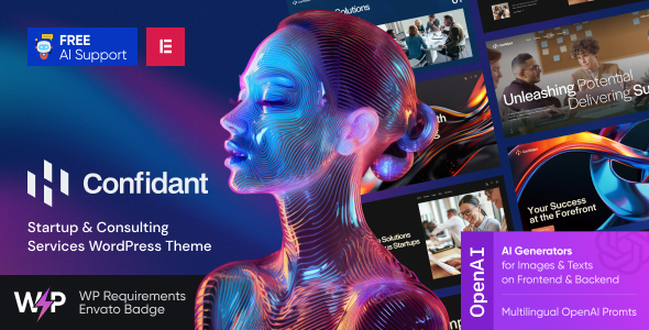 Confidant – 企业咨询服务财税代理网站WordPress主题 – v1.0