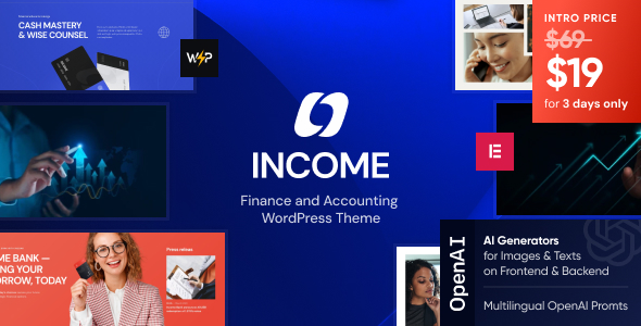Income – 金融银行财务咨询业务网站WordPress主题 – v1.0