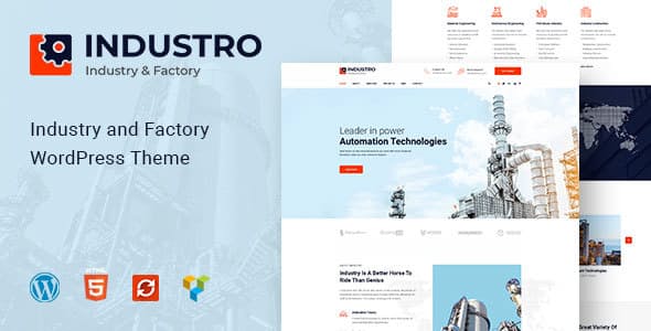 Industro – 工业工厂WordPress主题 – v1.0.6.6