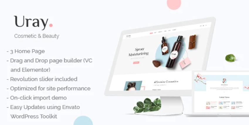 Uray – 化妆品美容护肤用品商店WoodPress主题 – v1.1.1