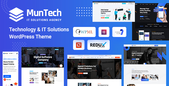 Muntech – 信息技术 IT 服务网站 WordPress 模板