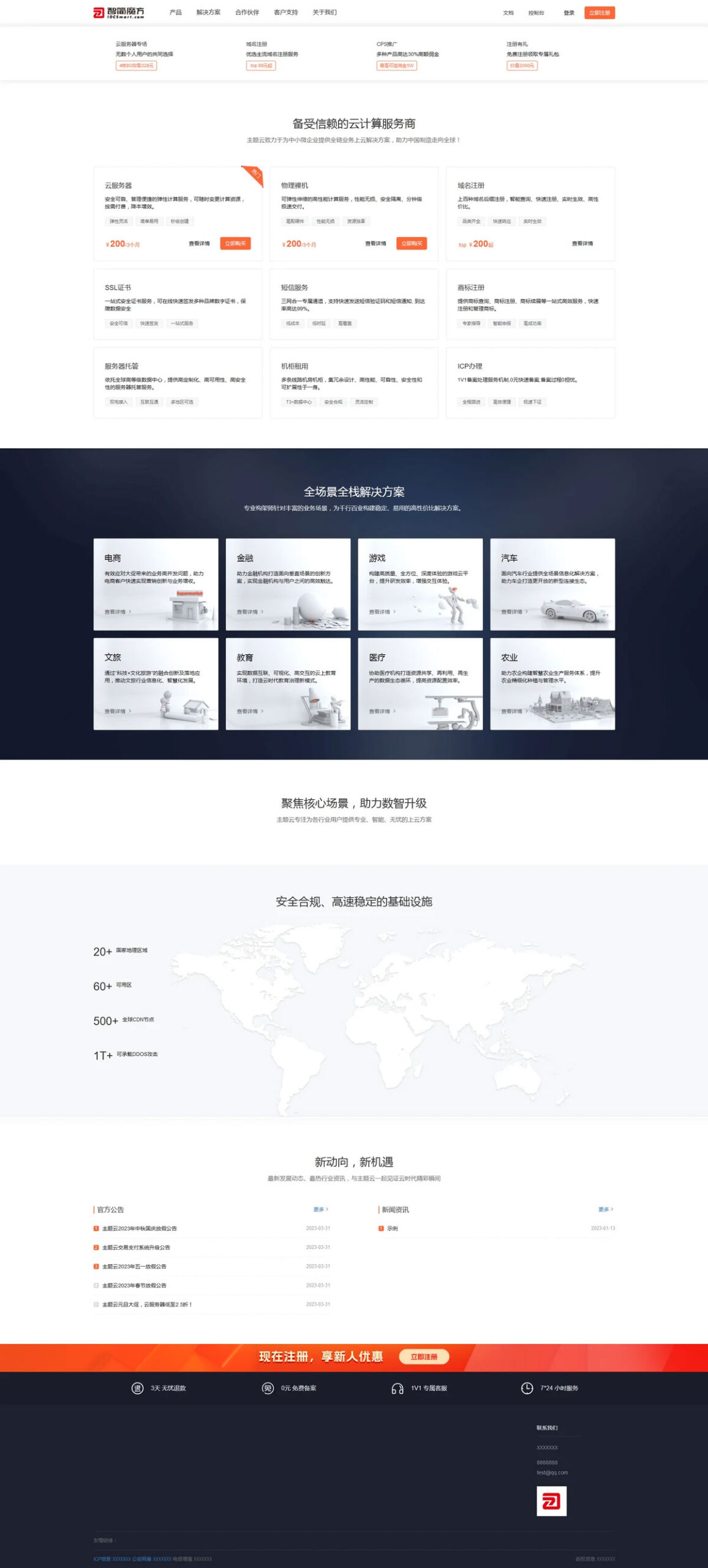 IDC业务管理软件