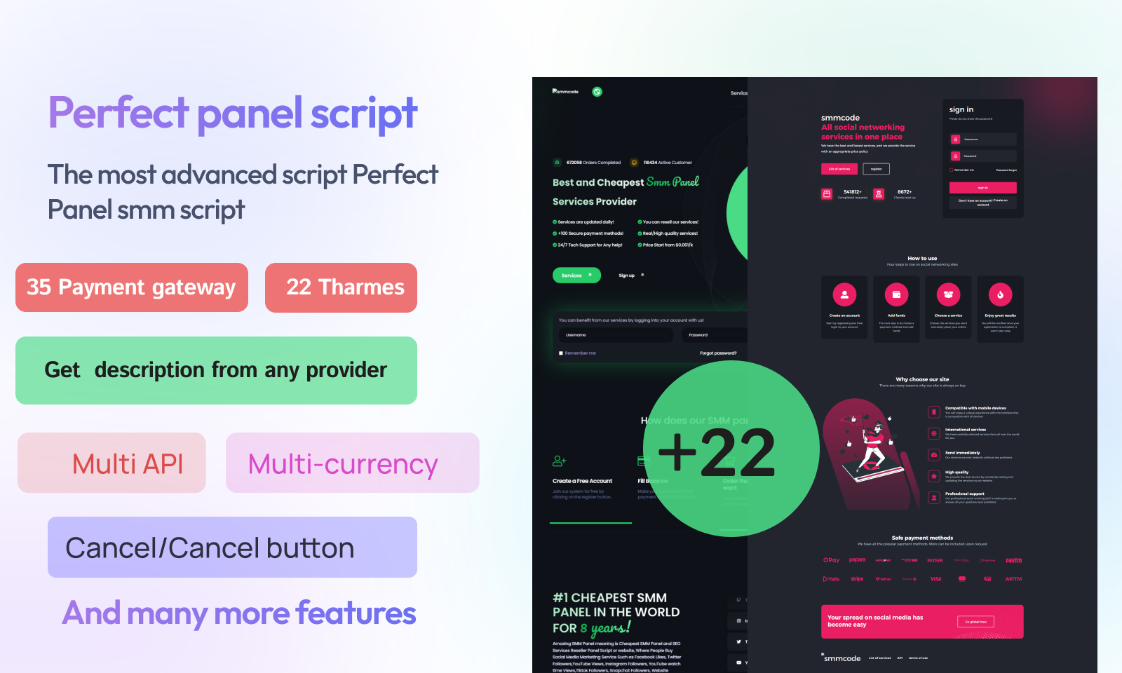 Perfect Panel Smm Panel Script V4.0（原版+汉化）